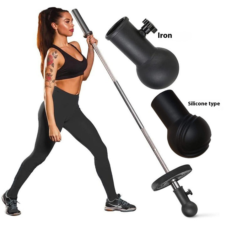 Iron Material Spherical Barbell Sleeve Fitness Equipment