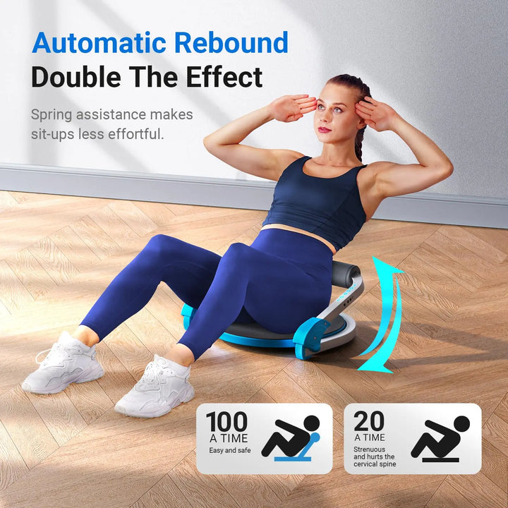 Ultimate Ab Toner: Adjustable Resistance & Auto-Rebound for Core Power!