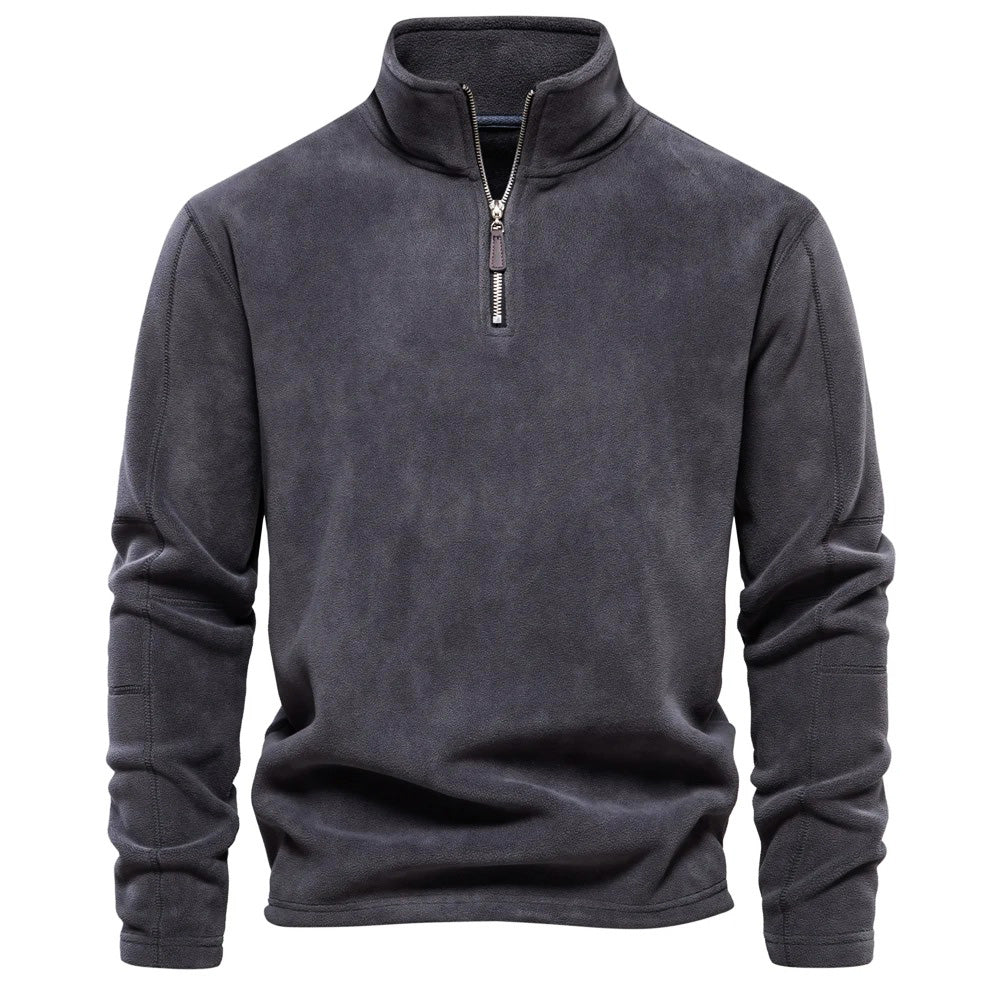 Suede-Feel Men’s Fleece Sweatshirt