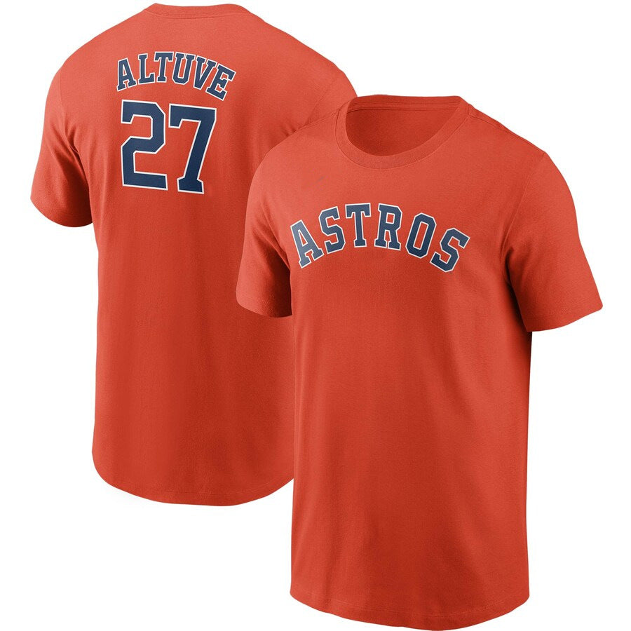 MLB T-Shirts MLB Astros T-Shirts Baseball Sports T-Shirts Printed Short Sleeves