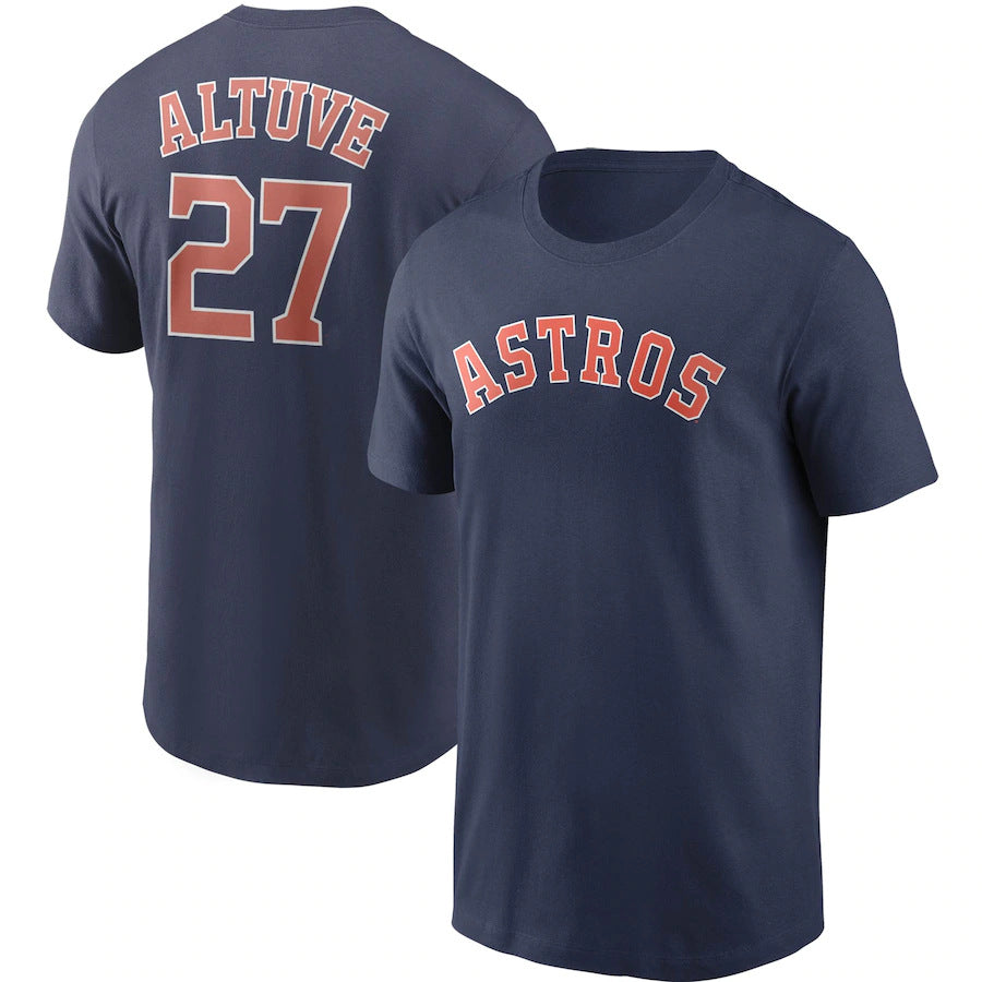 MLB T-Shirts MLB Astros T-Shirts Baseball Sports T-Shirts Printed Short Sleeves