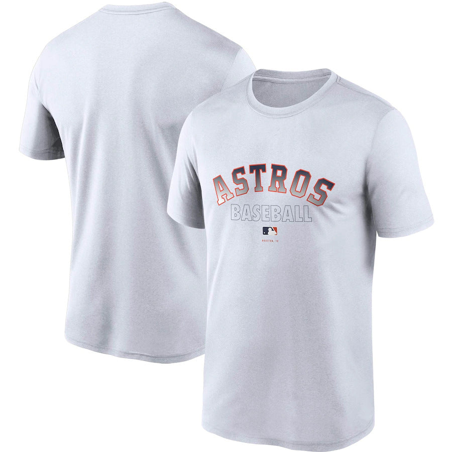 MLB T-Shirts MLB Astros T-Shirts Baseball Sports T-Shirts Printed Short Sleeves