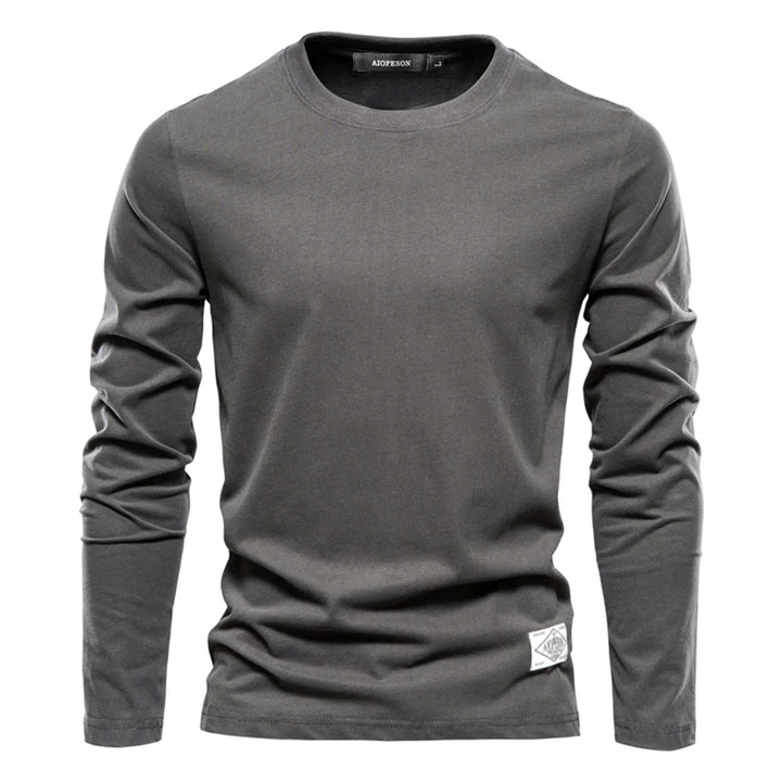 Men's Long-Sleeve Casual Crewneck Sweater