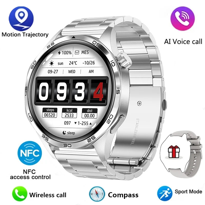 Paearofero - GT5 Pro Smartwatch With HD Display & AI Assist