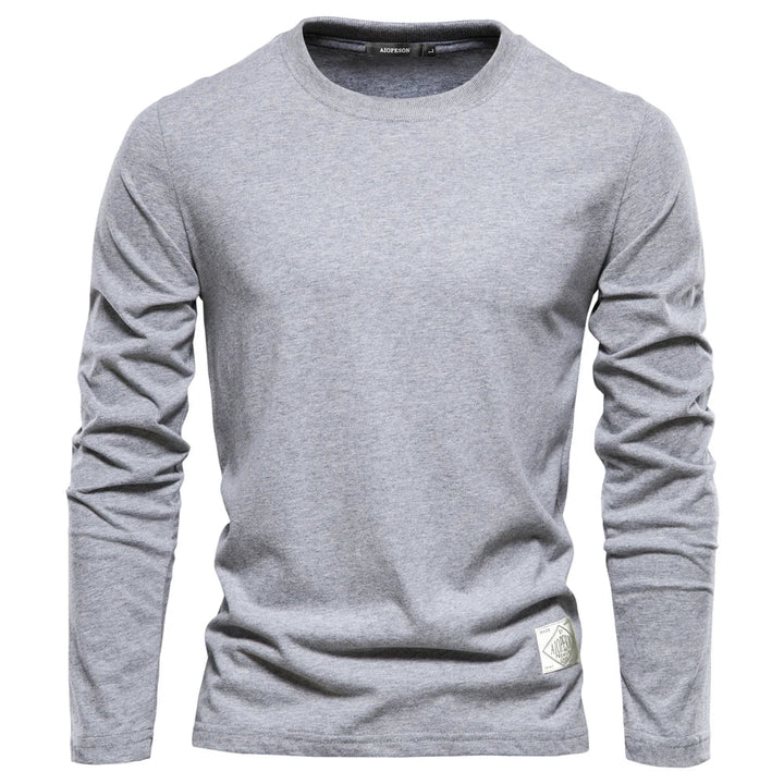 Men's Long-Sleeve Casual Crewneck Sweater