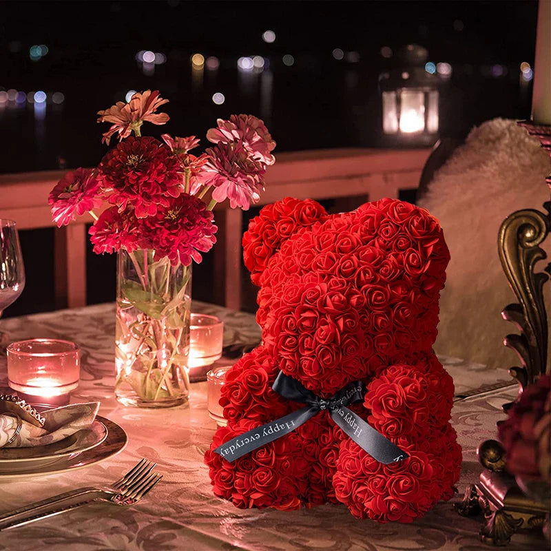 Beautiful Rose Teddy Bear