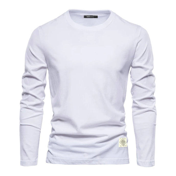 Men's Long-Sleeve Casual Crewneck Sweater