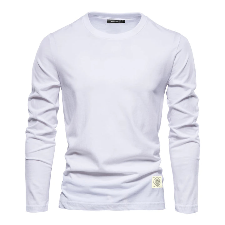 Men's Long-Sleeve Casual Crewneck Sweater