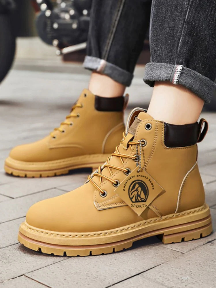 Men's Winter High Top Ankle Boots