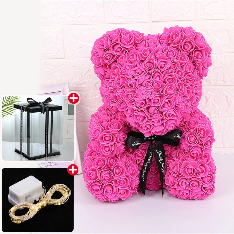 Beautiful Rose Teddy Bear