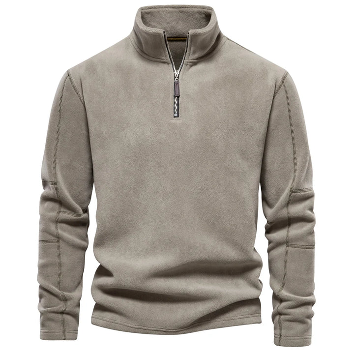 Suede-Feel Men’s Fleece Sweatshirt