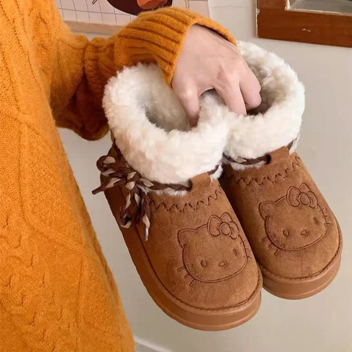 Hello Kitty Snow Sherpa Boots