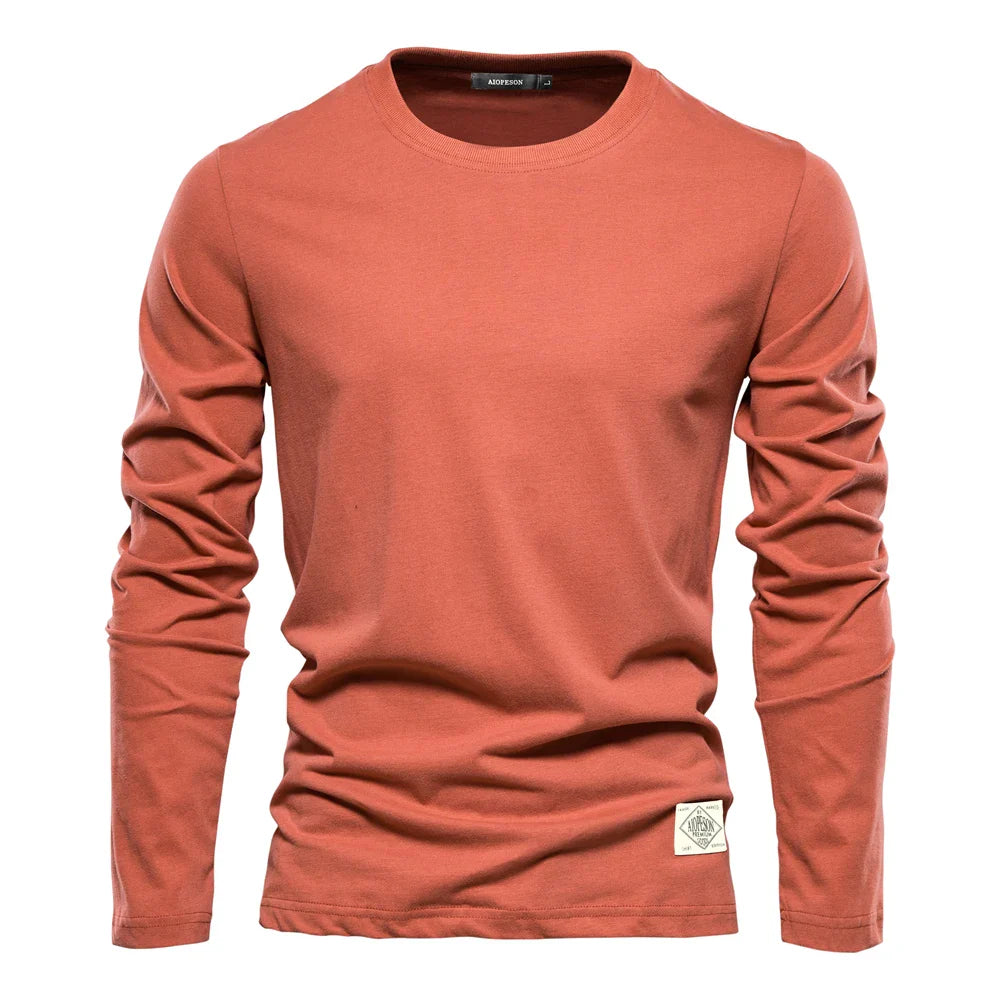 Men's Long-Sleeve Casual Crewneck Sweater