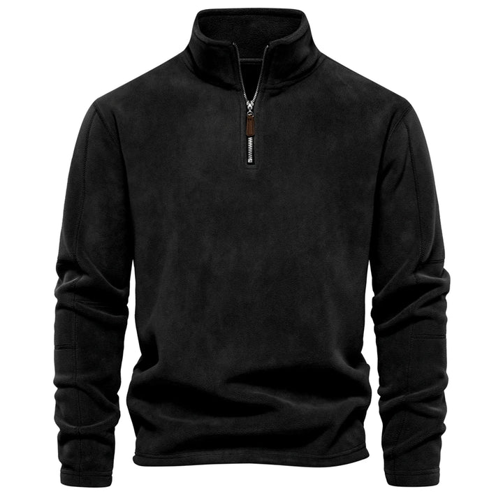 Suede-Feel Men’s Fleece Sweatshirt