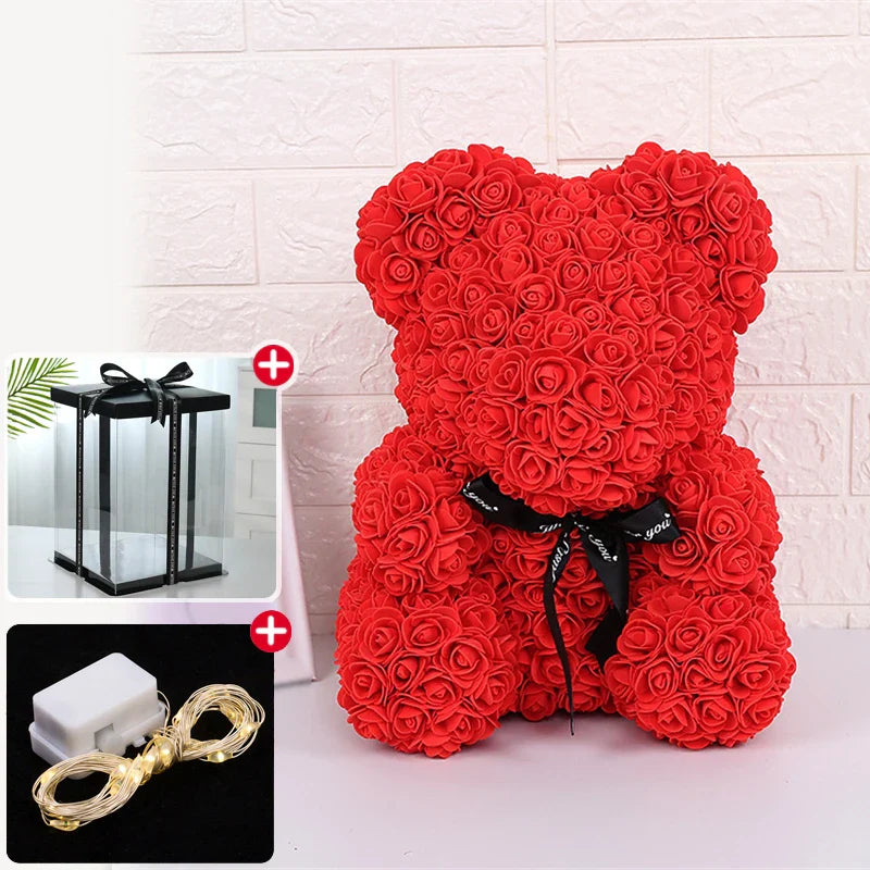 Beautiful Rose Teddy Bear