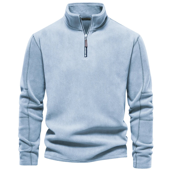 Suede-Feel Men’s Fleece Sweatshirt