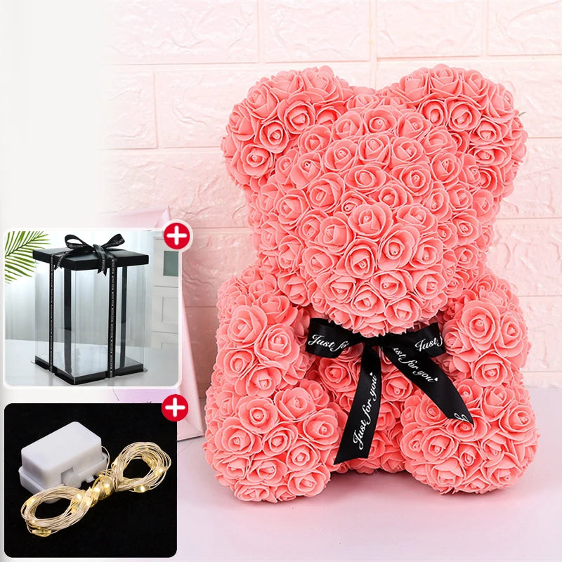 Beautiful Rose Teddy Bear