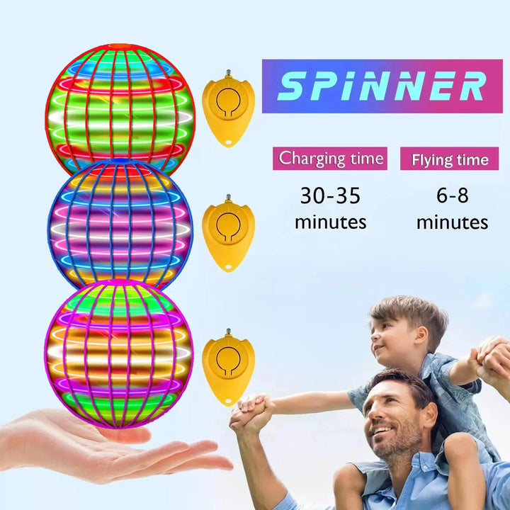 Kid's LED Magic Flying Boomerang Orb Ball