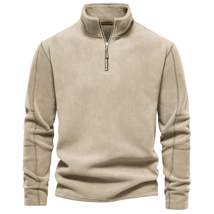 Suede-Feel Men’s Fleece Sweatshirt