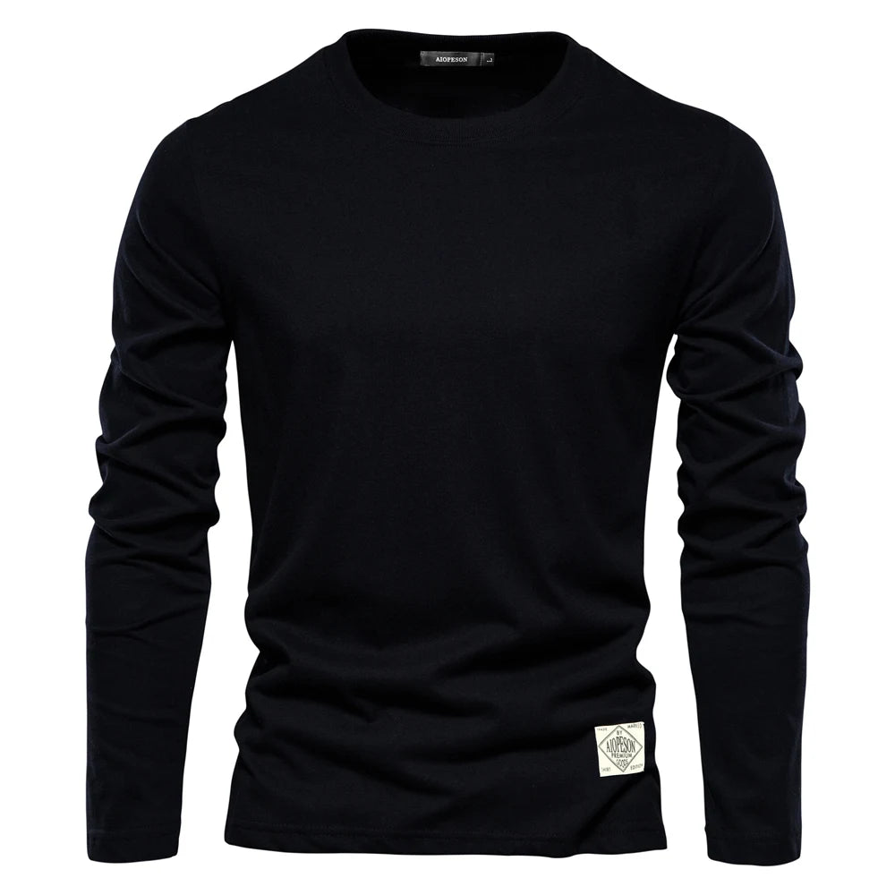 Men's Long-Sleeve Casual Crewneck Sweater